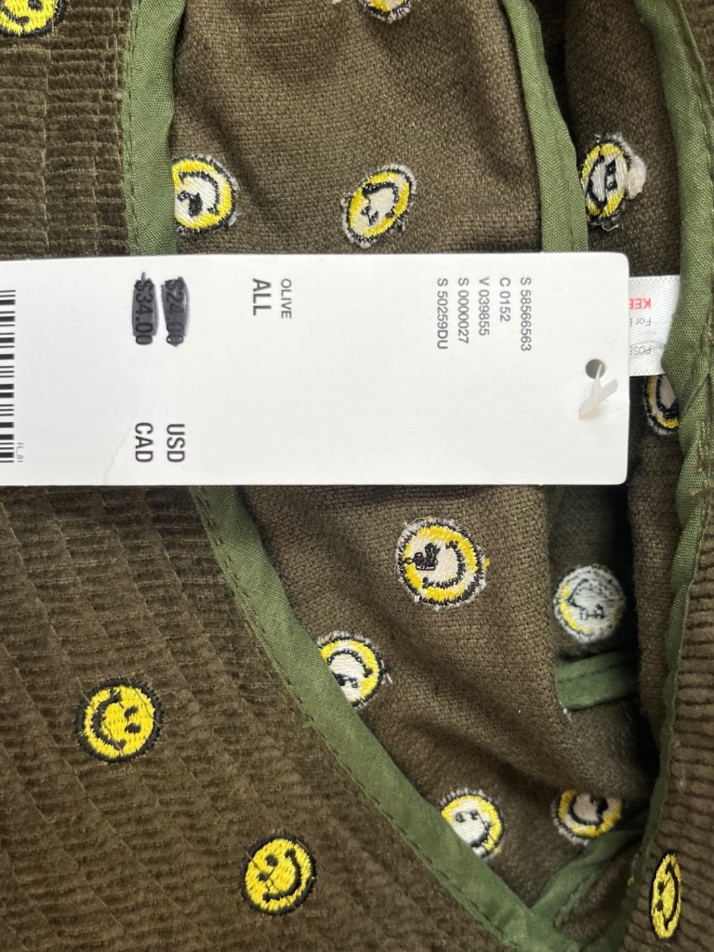 Urban Outfitters corduroy bucket hat - Picture 4 of 5